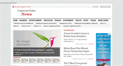 Desktop Screenshot of news.cameroon-today.com