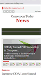 Mobile Screenshot of news.cameroon-today.com