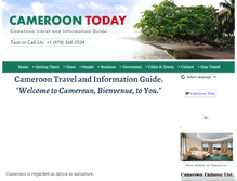 Tablet Screenshot of cameroon-today.com